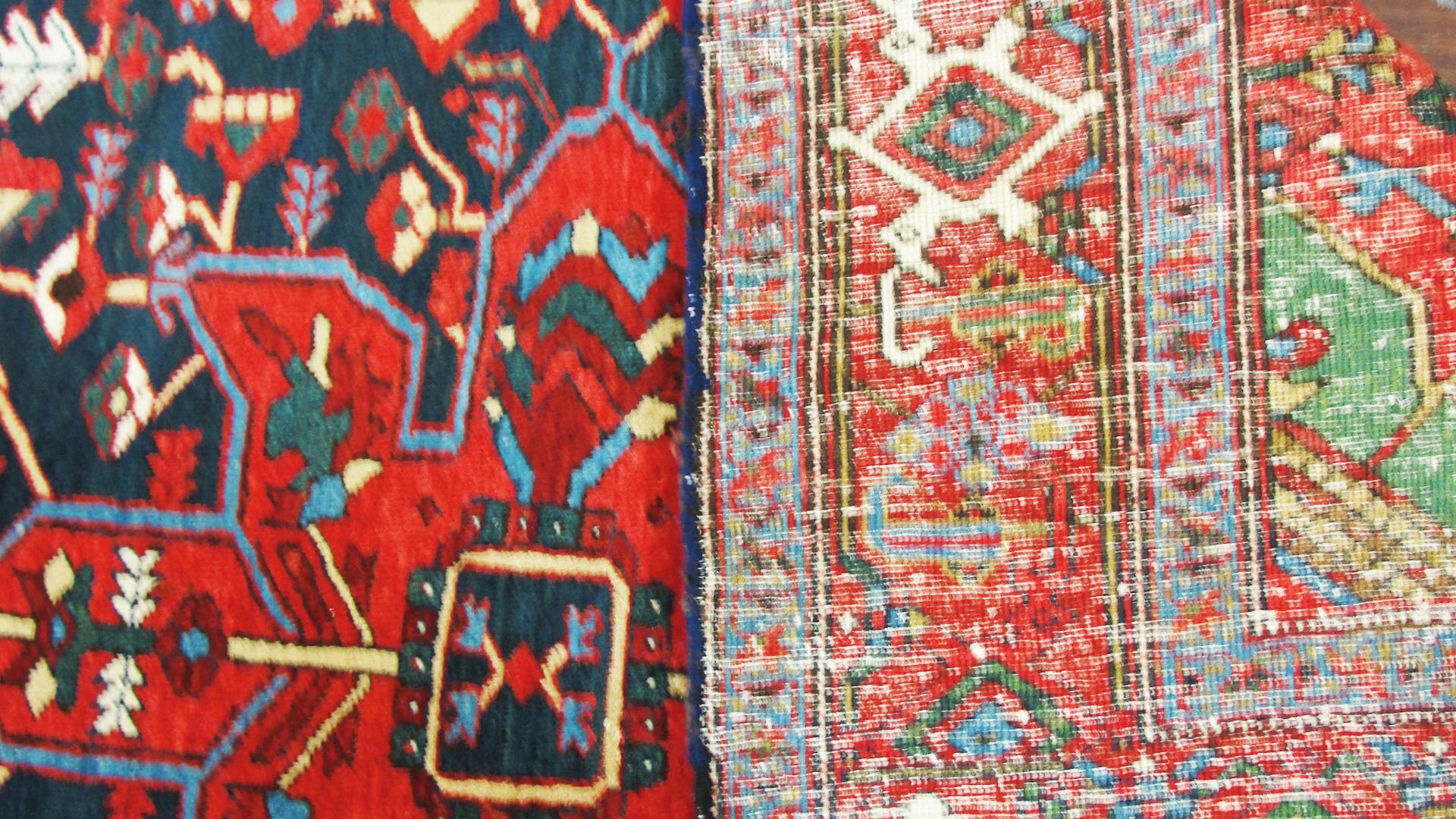 Antiker Serapi-Teppich, 1,82 m x 1,83 m (Handgewebt) im Angebot