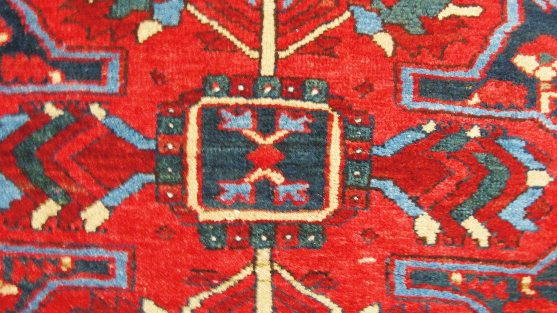 Heriz Serapi Antique Serapi Rug, 4'8