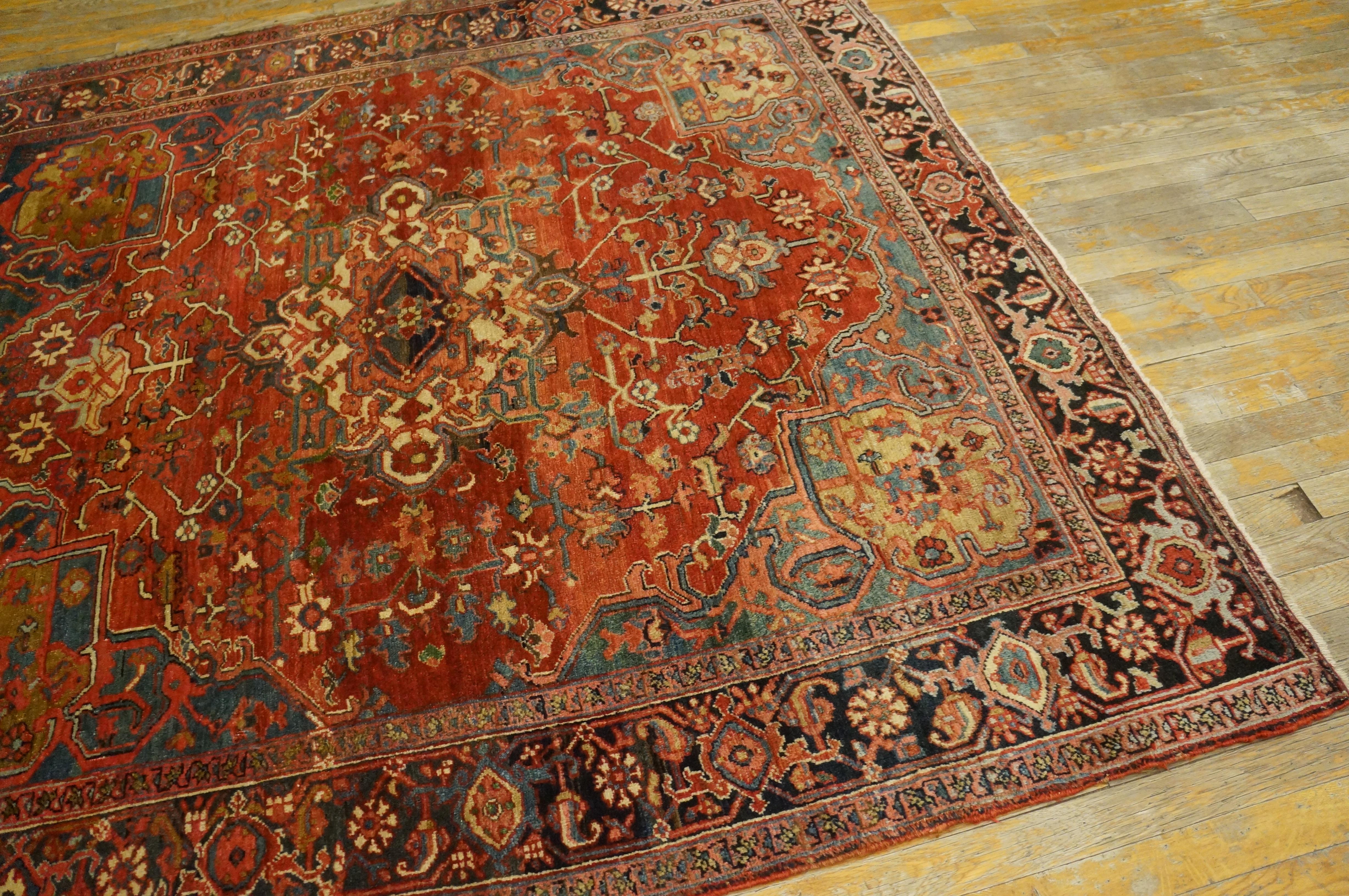 Antique Serapi Rug In Good Condition In New York, NY