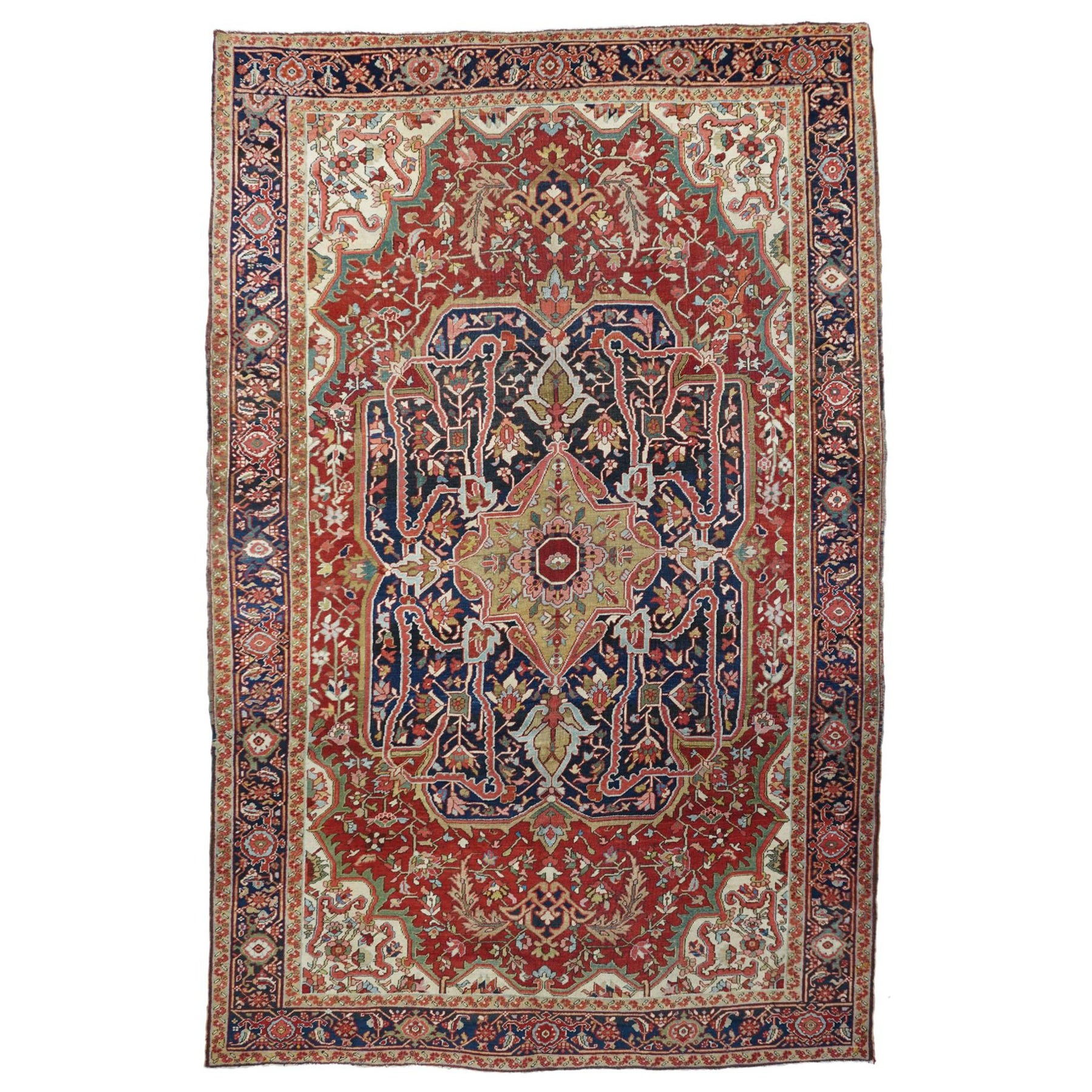 Antique Serapi Rug 8'7'' x 12'4''