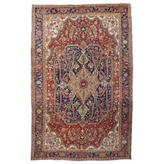 Antique Serapi Rug 8'7'' x 12'4''