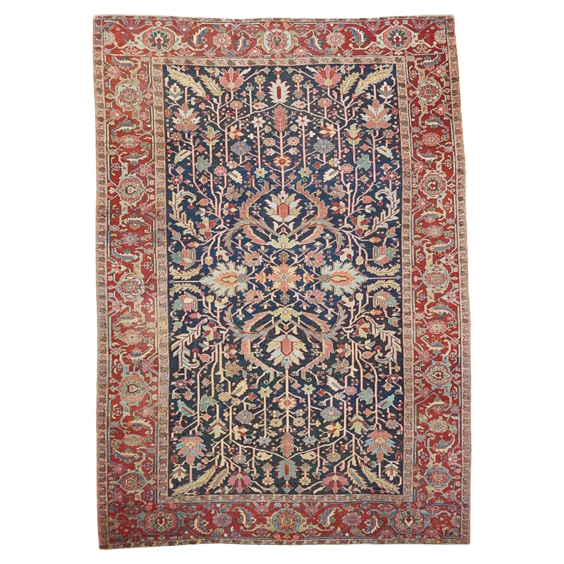 Antique Serapi Rug 8'8'' x 12'4''