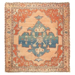 Tapis Serapi ancien 9'3'' x 9'11''