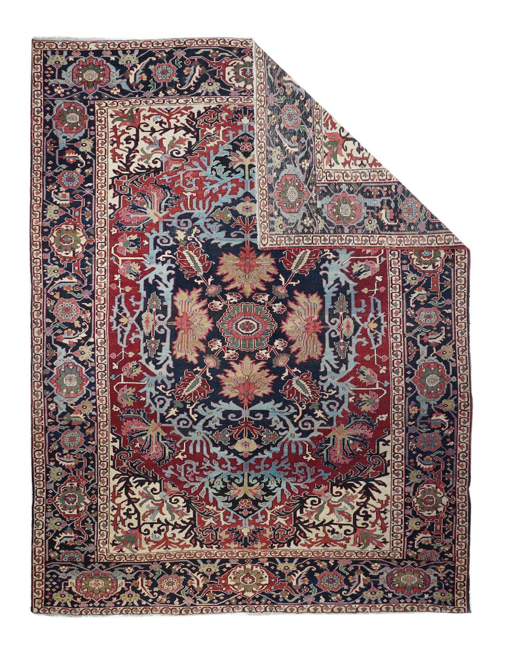 Antiker Serapi-Teppich 9'7'' x 12'7''.