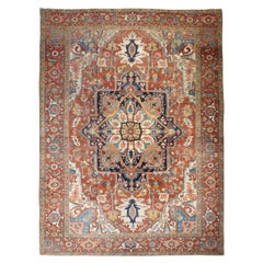 Antique Serapi Rug 9'9'' x 13'6''