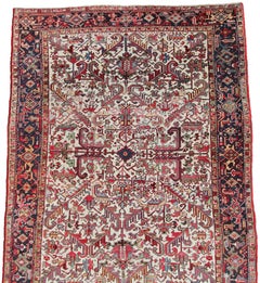 Antique Serapi Rug Antique Persian Heriz Serapi Rug Handmade Persian Rug 8x10