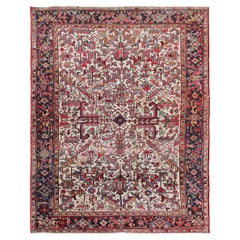 Antique Serapi Rug Antique Persian Heriz Serapi Rug Handmade Persian Rug 8x10
