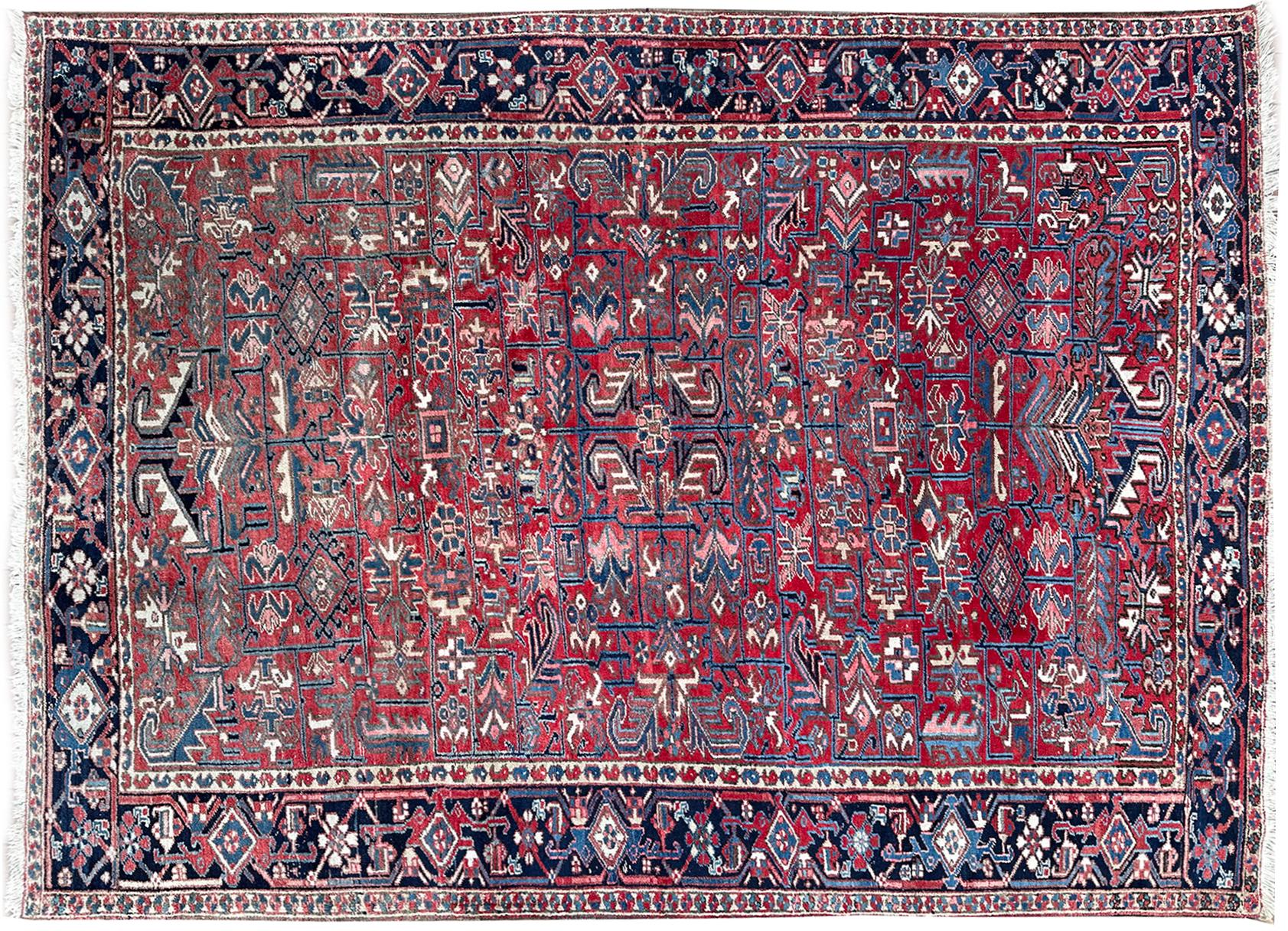 Perse Tapis Serapi ancien Tapis Persan Heriz Serapi ancien Tapis Persan fait à la main 8x11 en vente