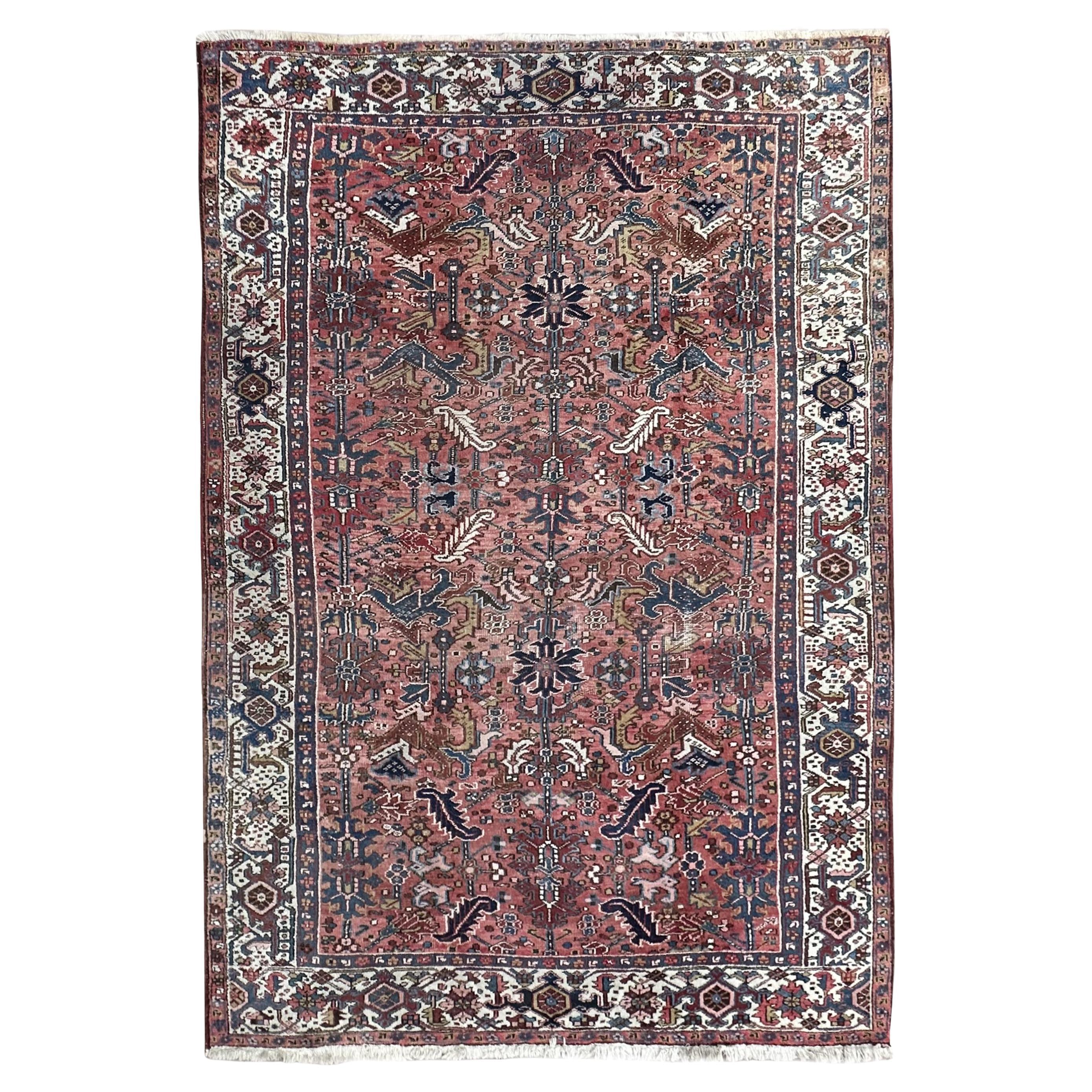 Tapis Serapi ancien Tapis Persan Heriz Serapi ancien Tapis Persan fait à la main 8x11