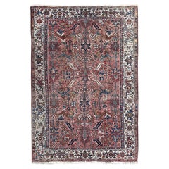 Antique Serapi Rug Antique Persian Heriz Serapi Rug Handmade Persian Rug 8x11