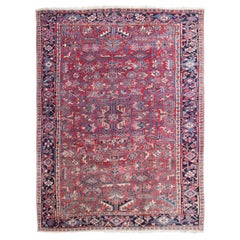 Antique Serapi Rug Antique Persian Heriz Serapi Rug Handmade Persian Rug 8x11