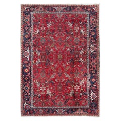 Antique Serapi Rug Antique Persian Heriz Serapi Rug Handmade Persian Rug 8x11