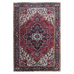 Antique Serapi Rug Antique Persian Heriz Serapi Rug Handmade Persian Rug 9x12
