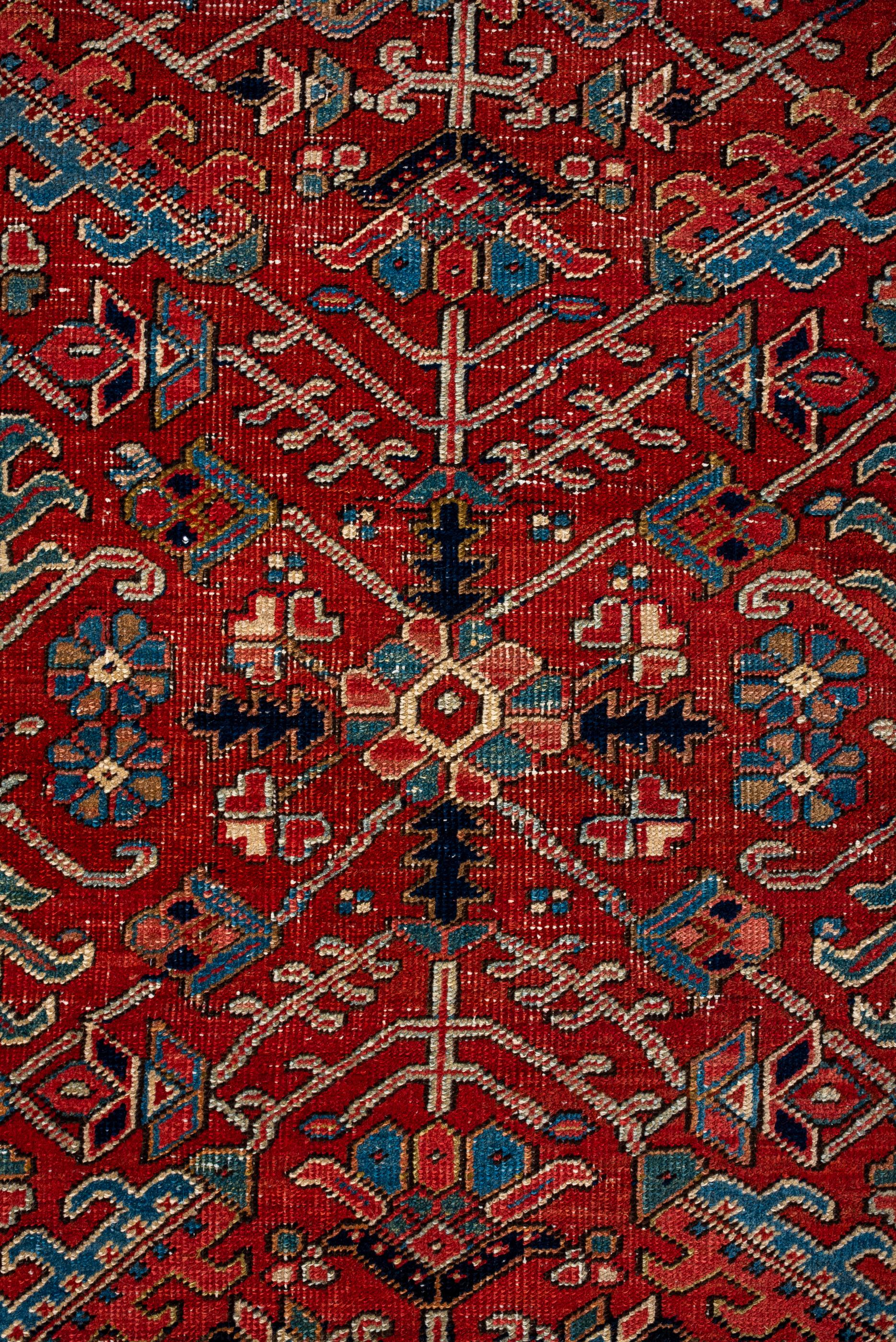 Hand-Knotted Antique Serapi Rug, circa Early 1900s