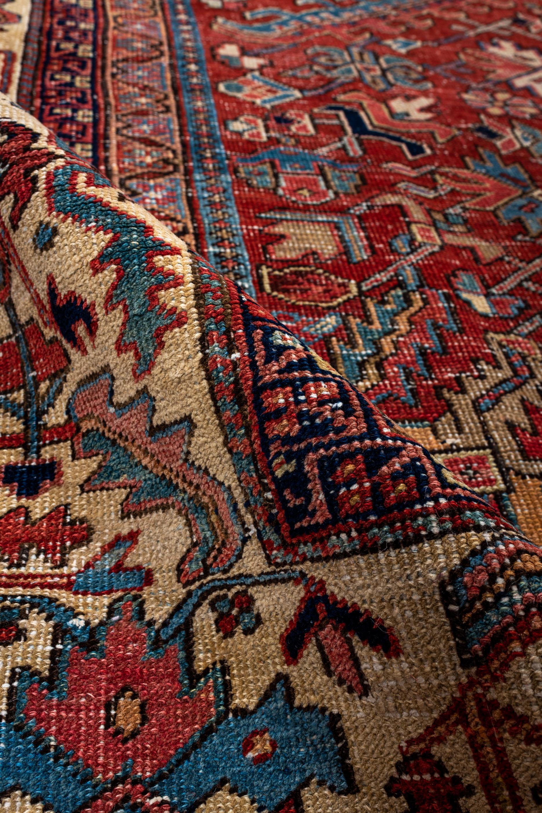 Wool Antique Serapi Rug, circa Early 1900s For Sale