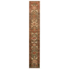 Antique 19th Century N.W. Serapi Carpet ( 2'8" x 17'4" - 80 x 528 )