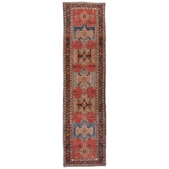 Antique Serapi Runner, circa 1910s