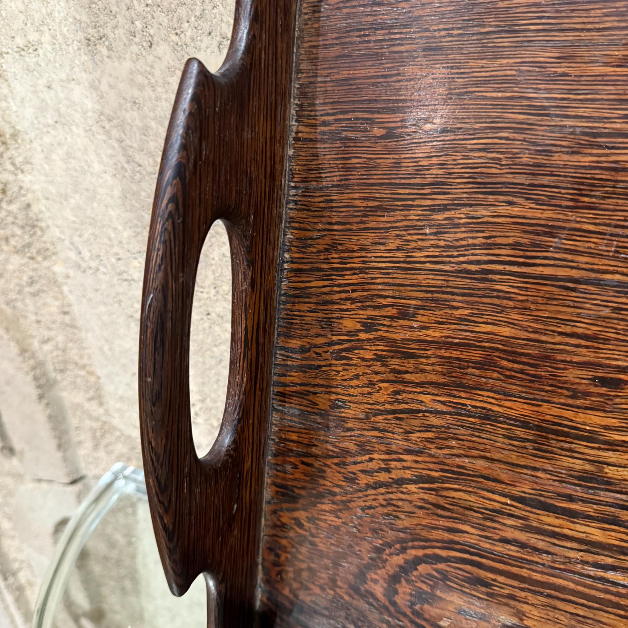 Vassoio di servizio antico in Wood esotico in vendita 13