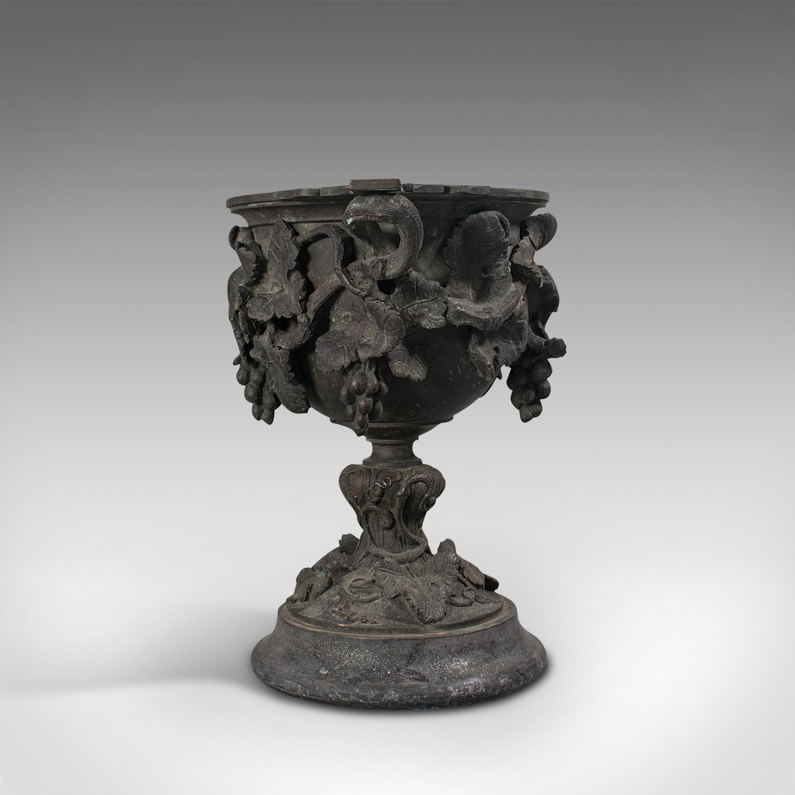 Antique Serving Cup, Continental, Bronze, Goblet, 18th Century, Georgian For Sale 2