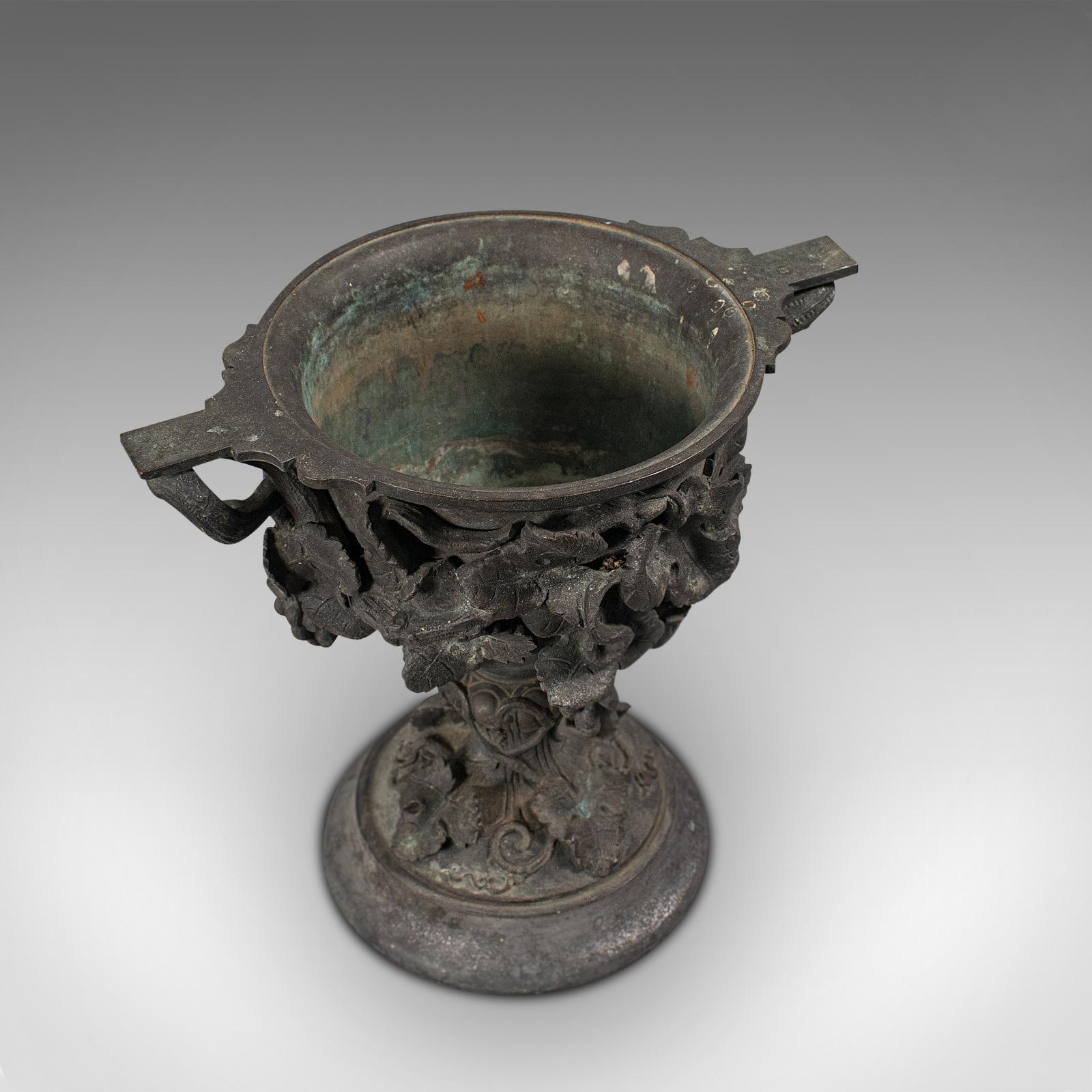 Antique Serving Cup, Continental, Bronze, Goblet, 18th Century, Georgian For Sale 4