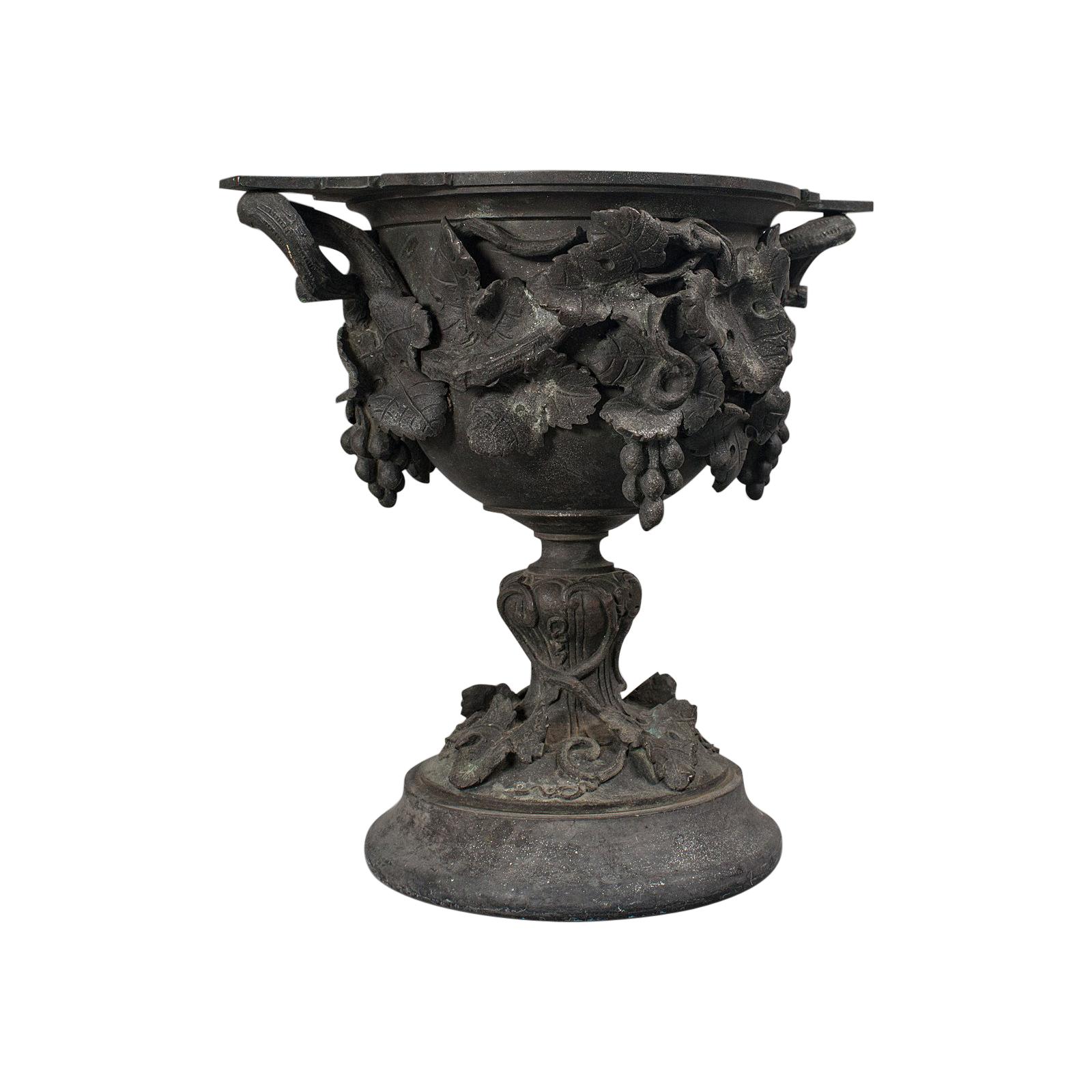 Antique Serving Cup, Continental, Bronze, Goblet, 18th Century, Georgian For Sale