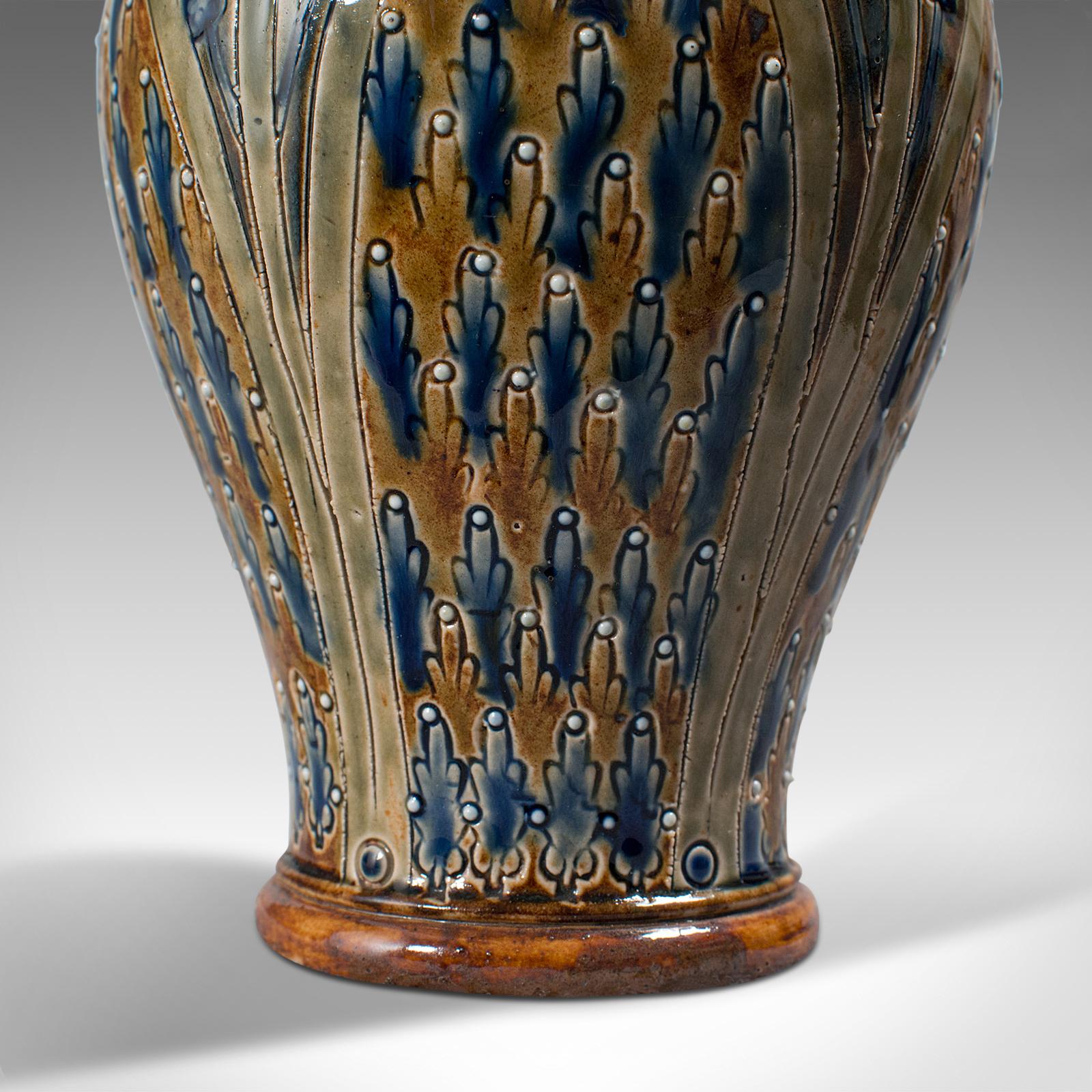 Antique Serving Ewer, English, Ceramic, Decorative, Amphora, Victorian, 1876 For Sale 4