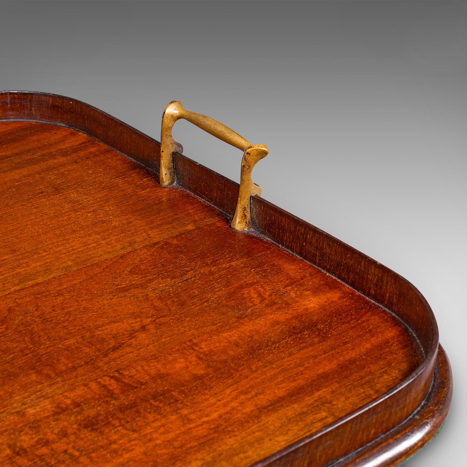 Antique Serving Platter, English Afternoon Tea Tray, Georgian Revival, Edwardian en vente 3
