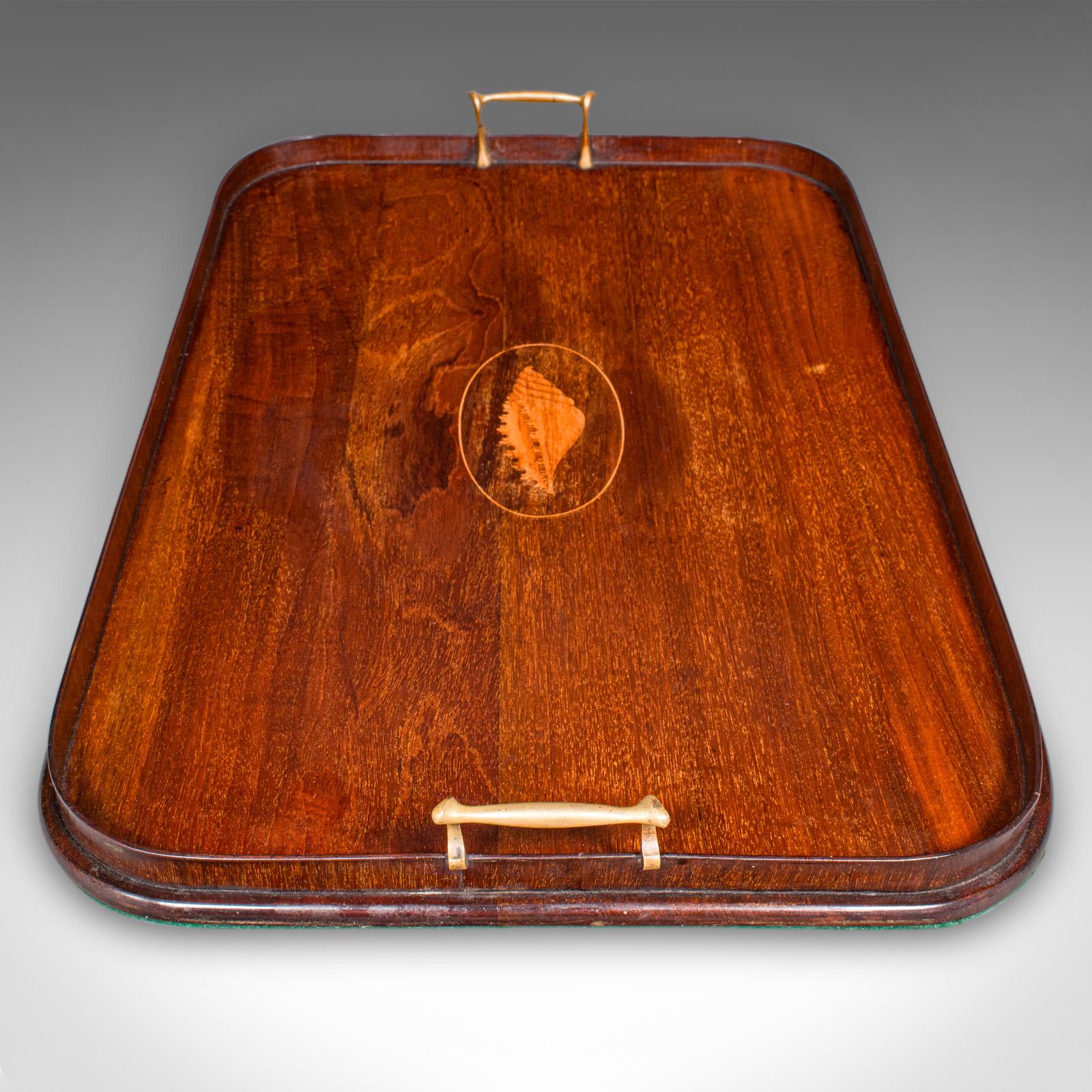 Britannique Antique Serving Platter, English Afternoon Tea Tray, Georgian Revival, Edwardian en vente