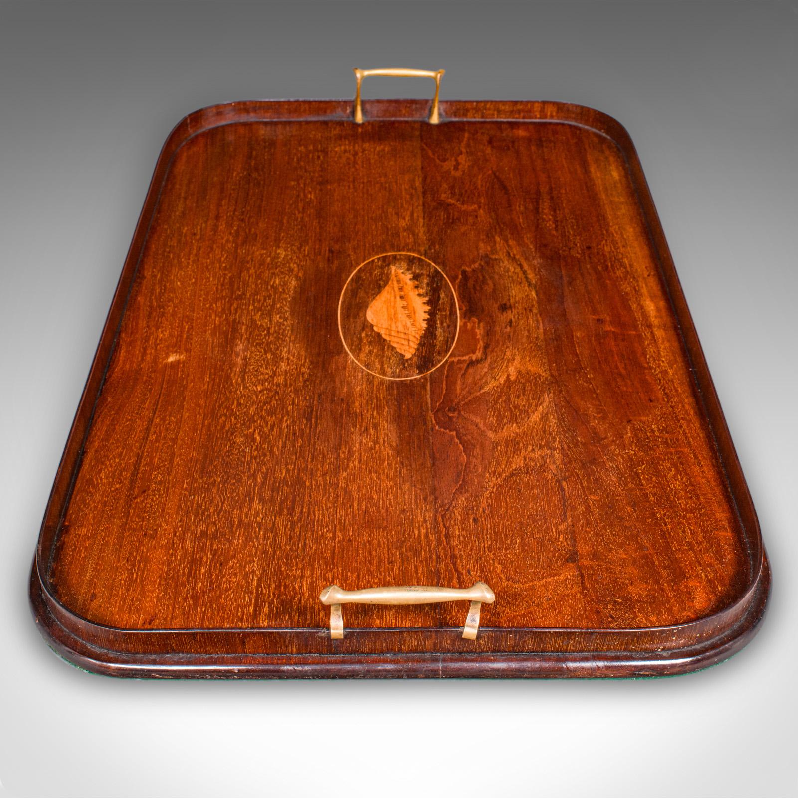 Antique Serving Platter, English Afternoon Tea Tray, Georgian Revival, Edwardian Bon état - En vente à Hele, Devon, GB