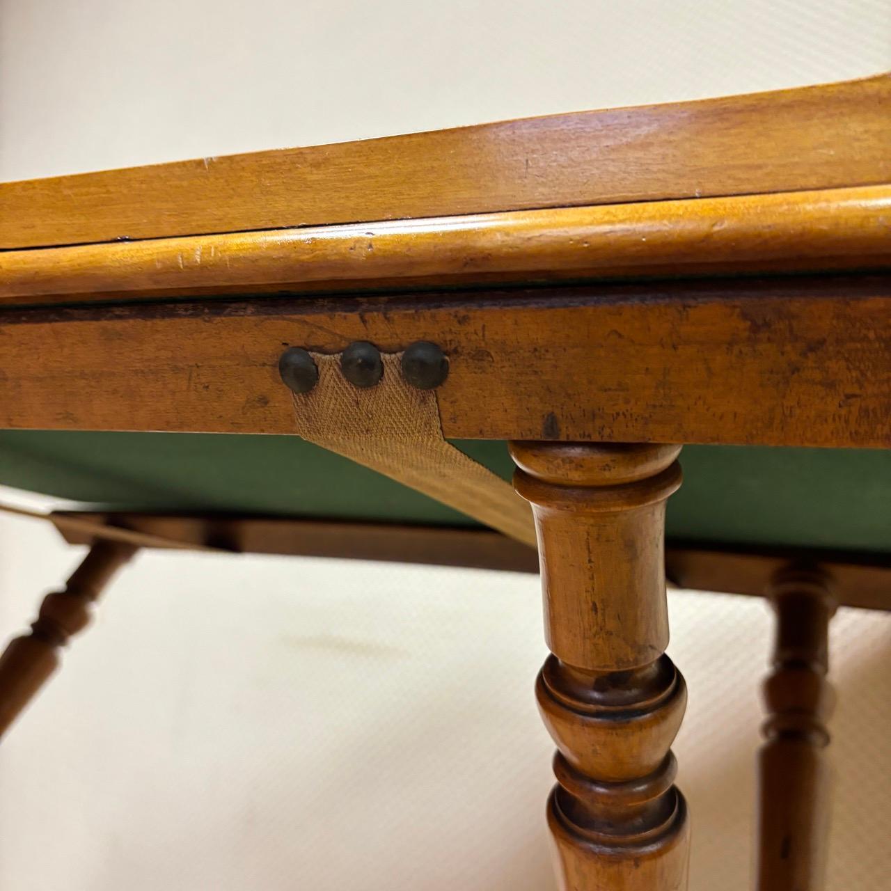 Antique serving table  Butlers tray  England around 1880  Cherry wood 7