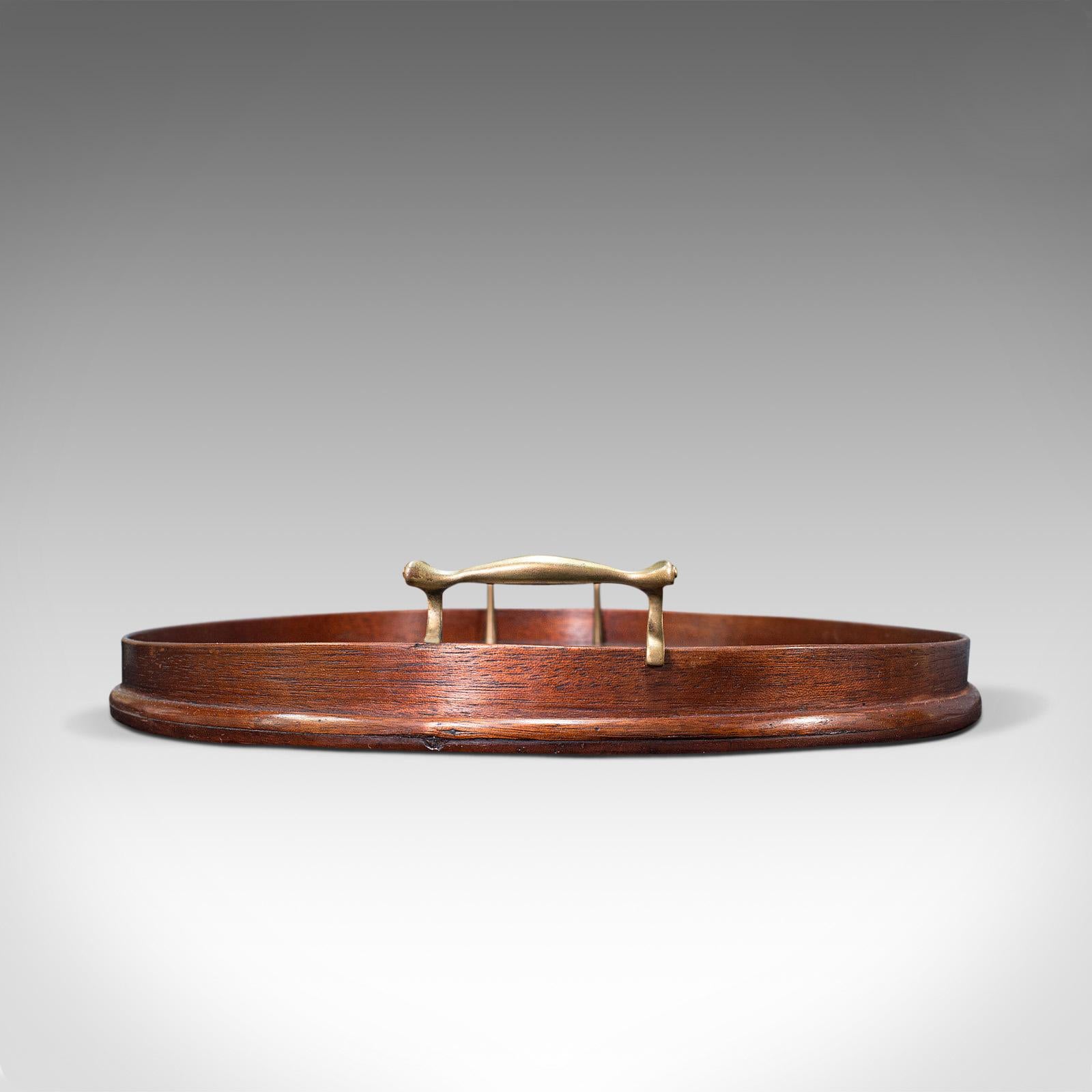 mahogany serving tray