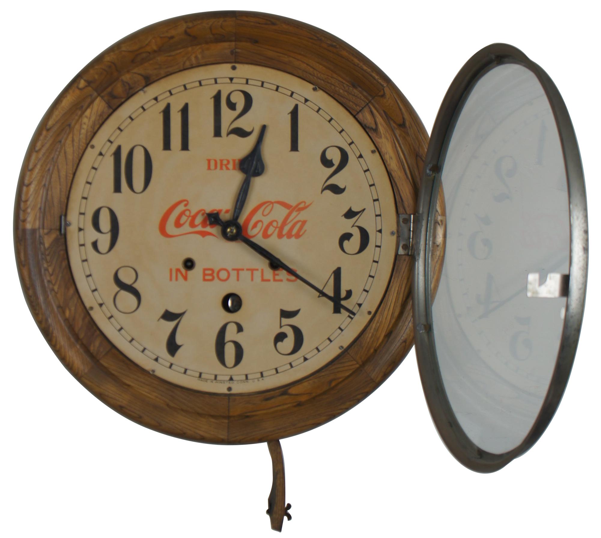 vintage coca cola clock value