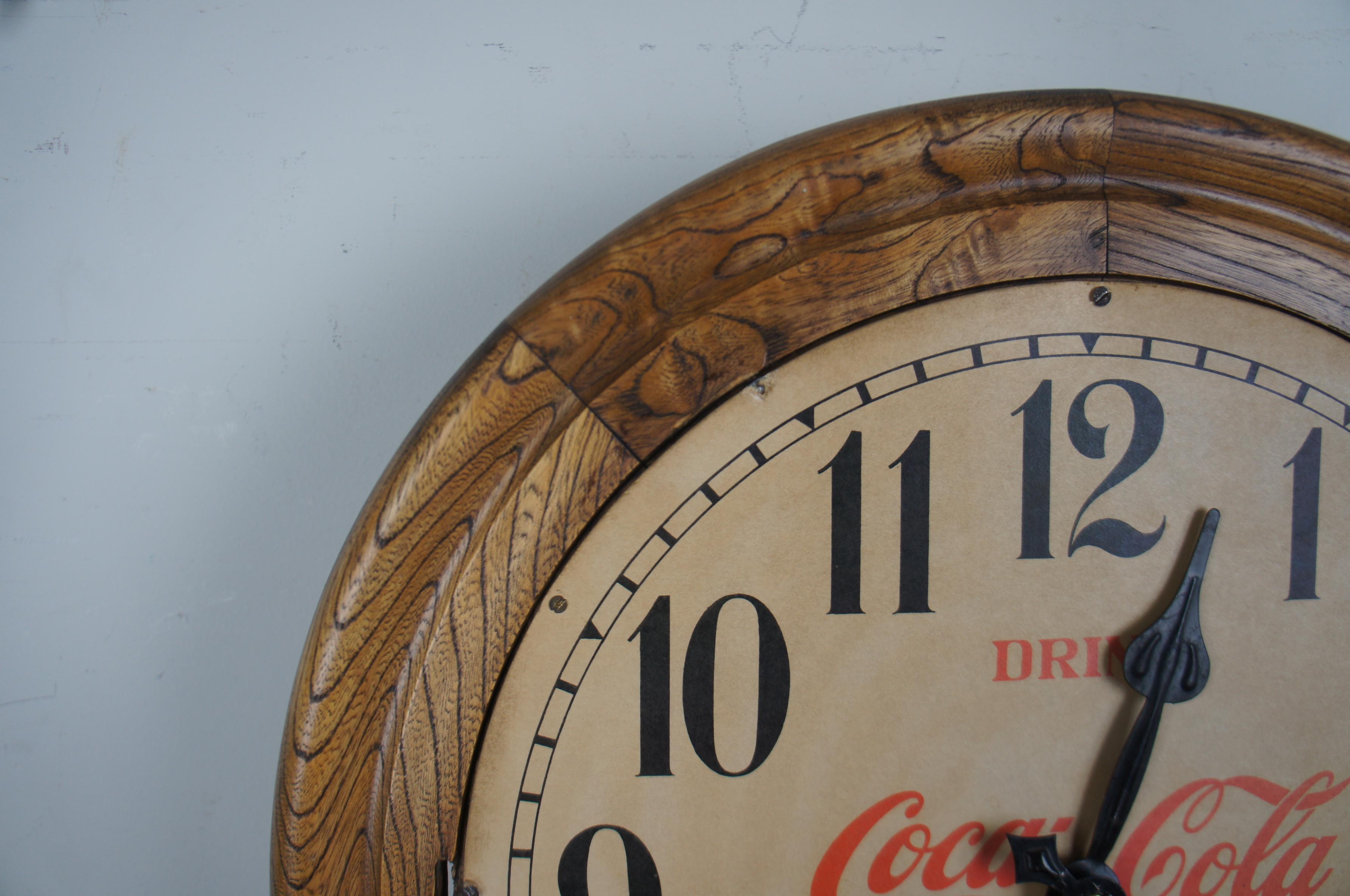 coca cola regulator clock