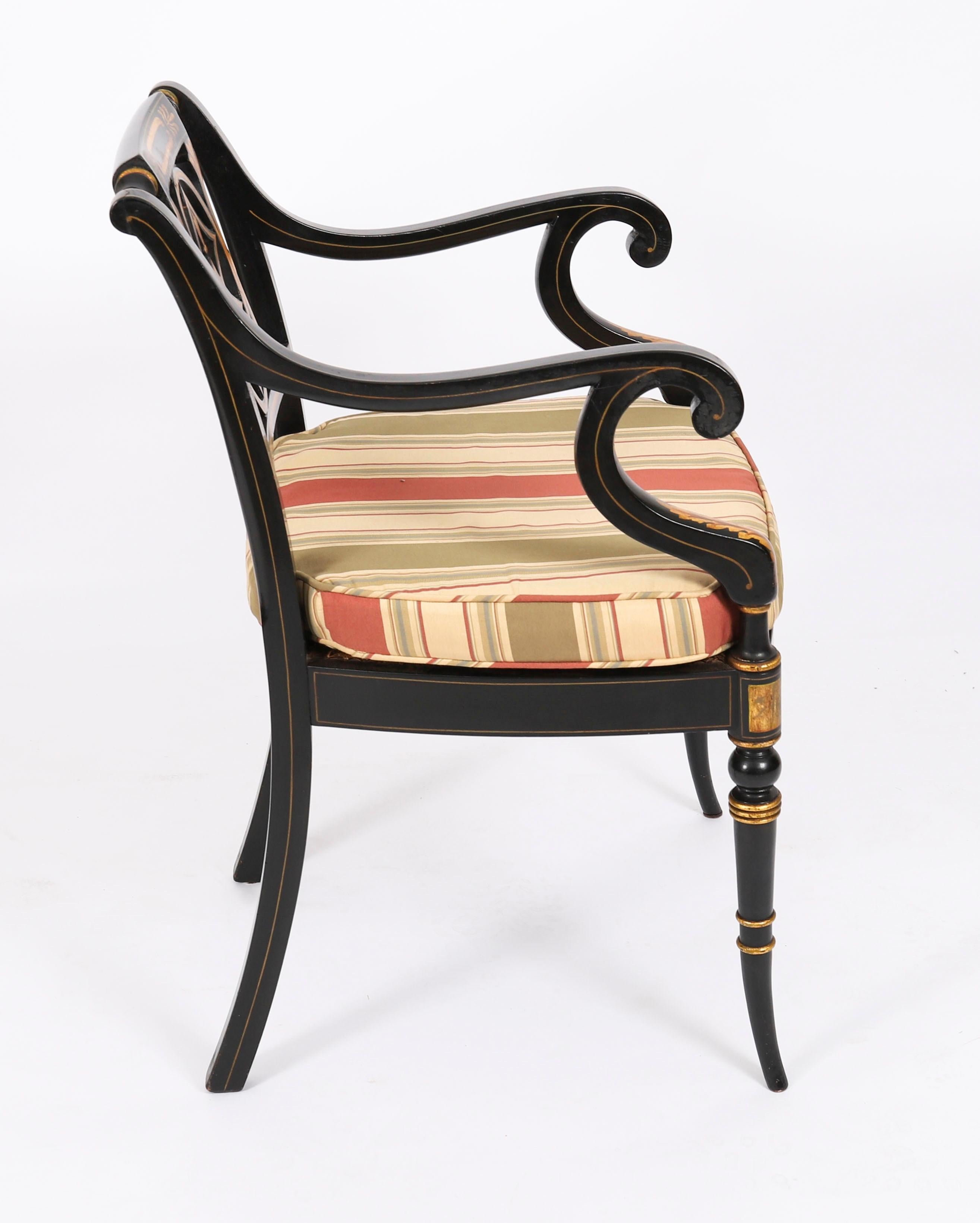 Antique Set 10 English Revival Pierced Splat Back Dining Chairs 20th ...
