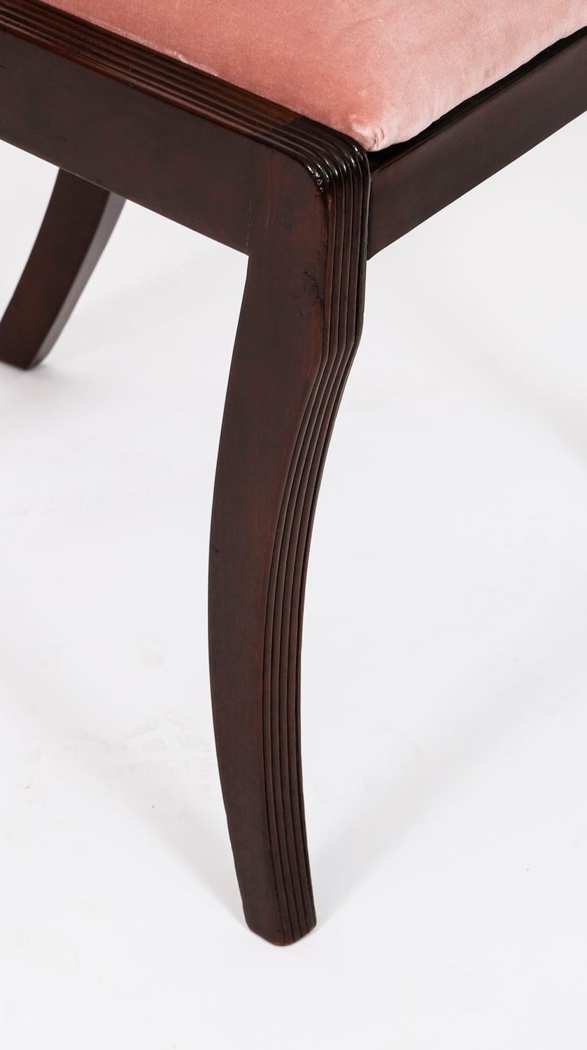 Antique Set 12 Regency Bar Back Dining Chairs C1830 19th Century in vendita 11