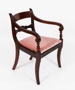 Antique Set 12 Regency Bar Back Dining Chairs C1830 19th Century