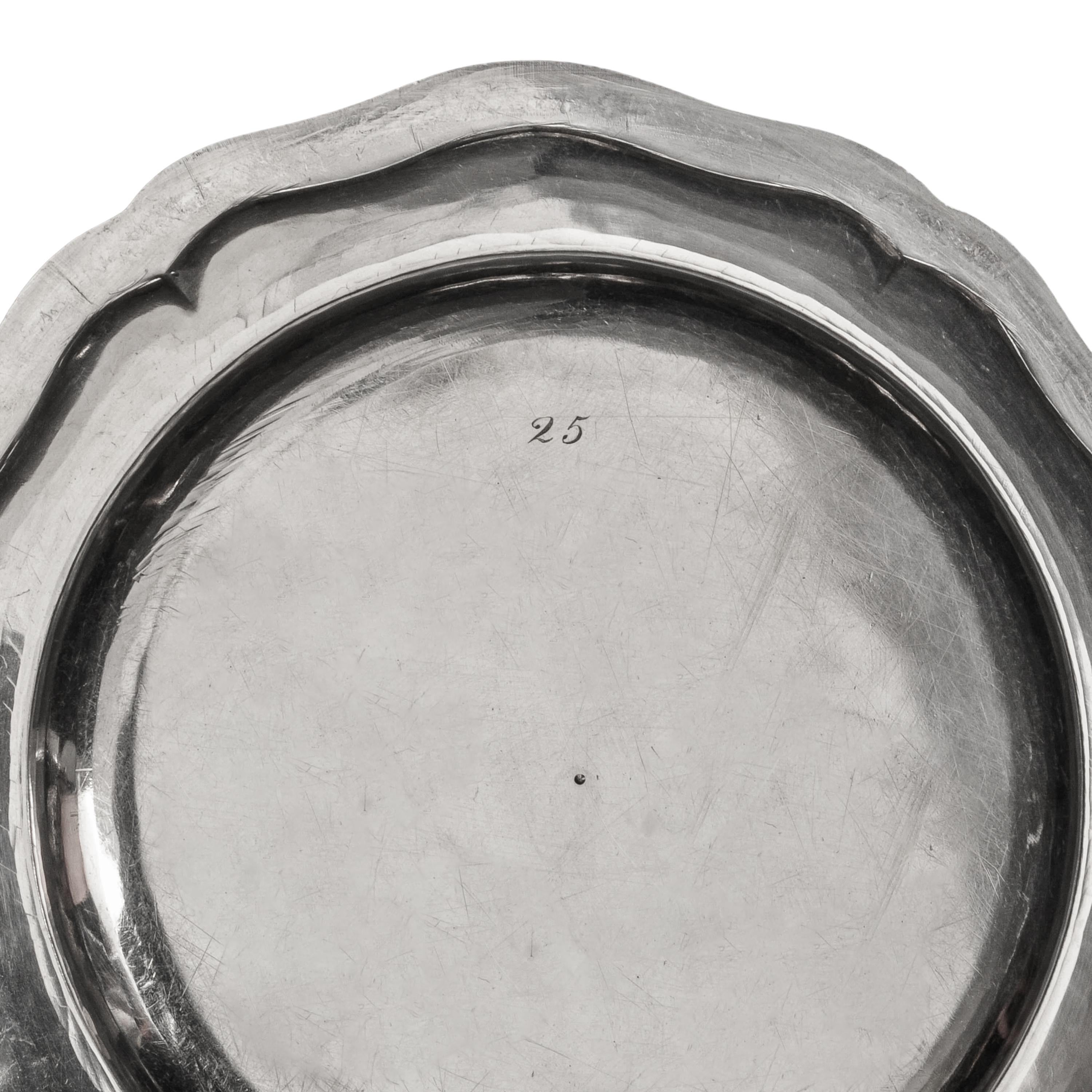 Antiquities Set 14 Georgian Silver Plates Irish Duke Belfast & Donegall London 1825 en vente 6