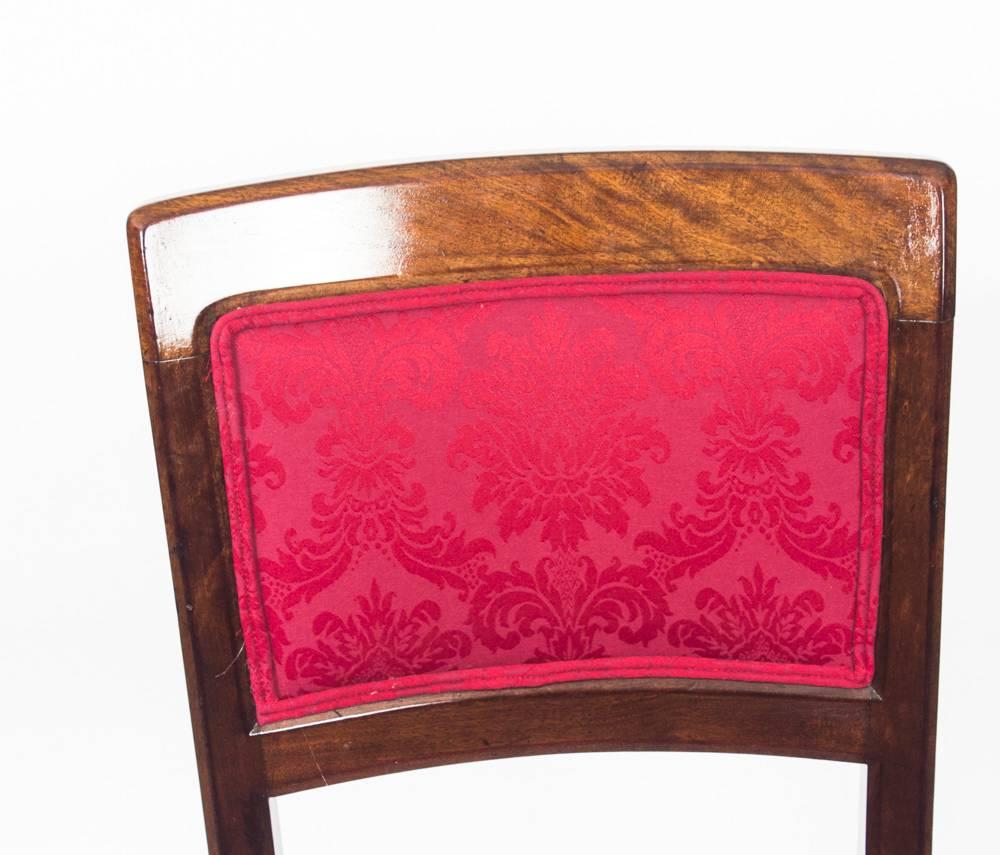 victorian mahogany dining chairs