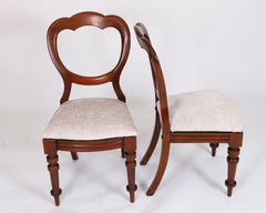 Antique Set 18 Victorian Dining Chairs 19th Century