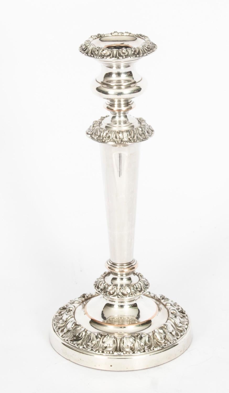 This is an exquisite set of four antique English Old Sheffield plate candlesticks, circa 1820 in date.

They feature exquisite classical decoration, are silver on copper and in excellent condition.
 
Condition:
In excellent condition, please