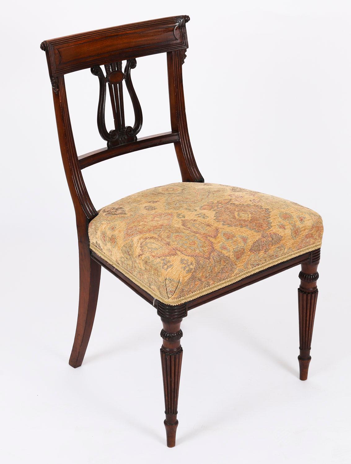Antico set di 8 sedie da pranzo scozzesi del periodo Regency del XIX secolo in vendita 4