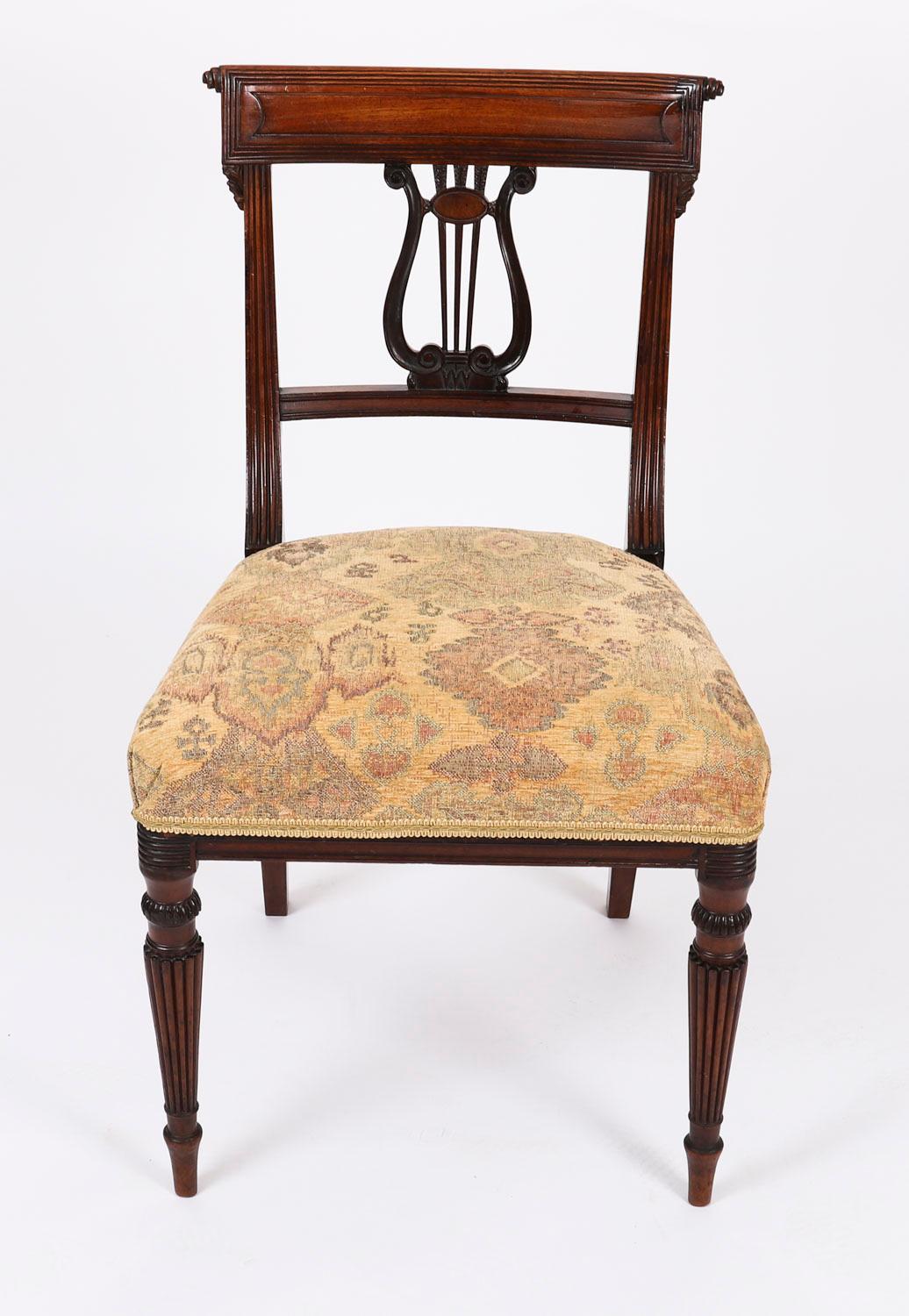 Antico set di 8 sedie da pranzo scozzesi del periodo Regency del XIX secolo in vendita 5
