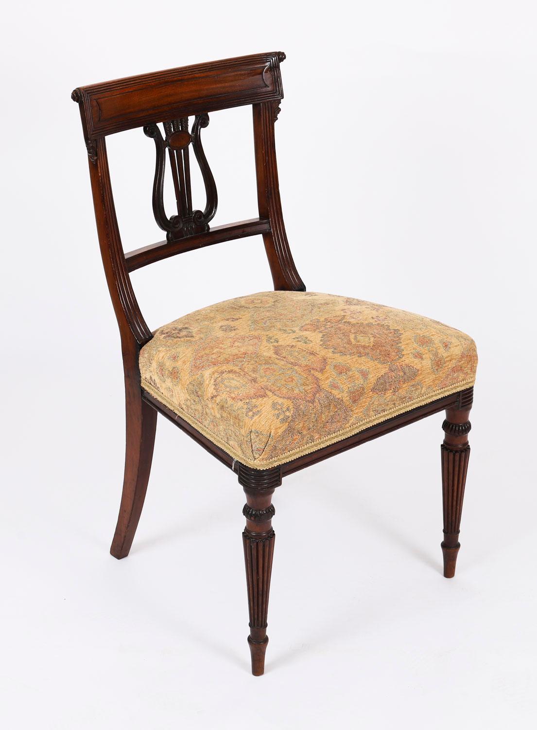 Scozzese Antico set di 8 sedie da pranzo scozzesi del periodo Regency del XIX secolo in vendita