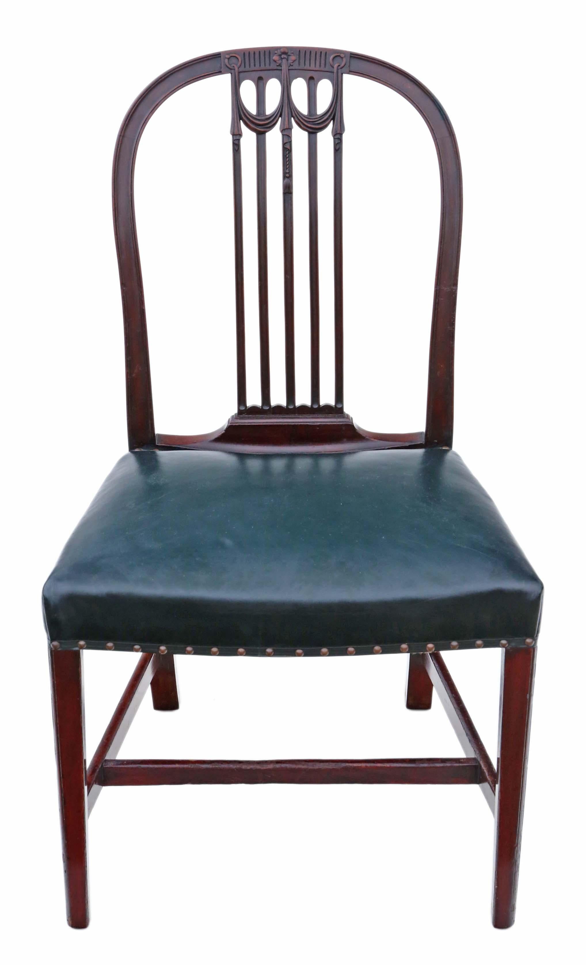 Antique Set of 10 '8+2' Mahogany Dining Chairs, 19th Century 7