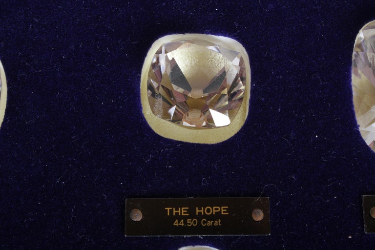 Antique Set of 15 Historical and Famous Diamonds of the World Replicas