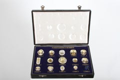 Antique Set of 15 Historical & Famous Diamonds of the World Replicas in a Case