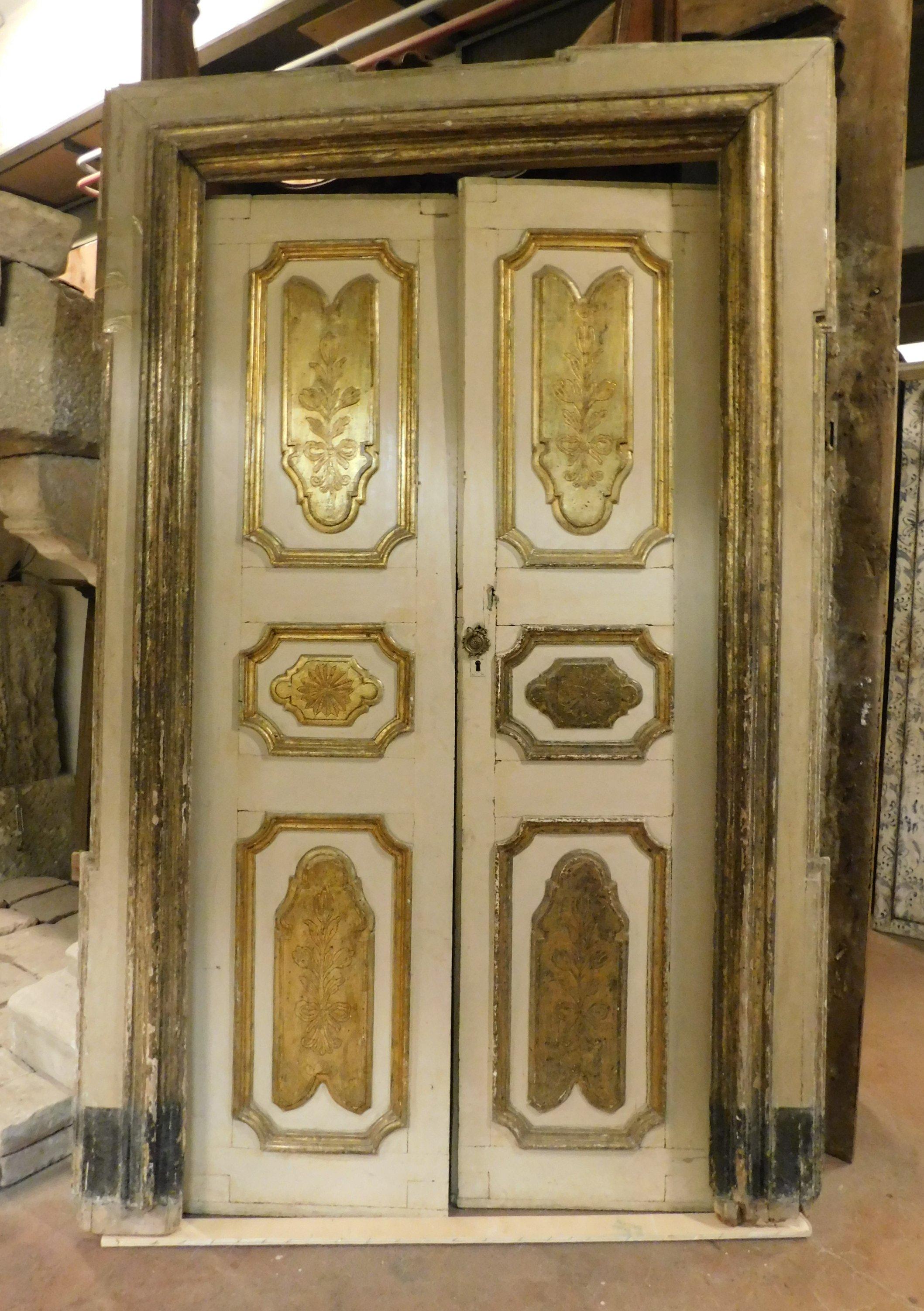 gilded doors