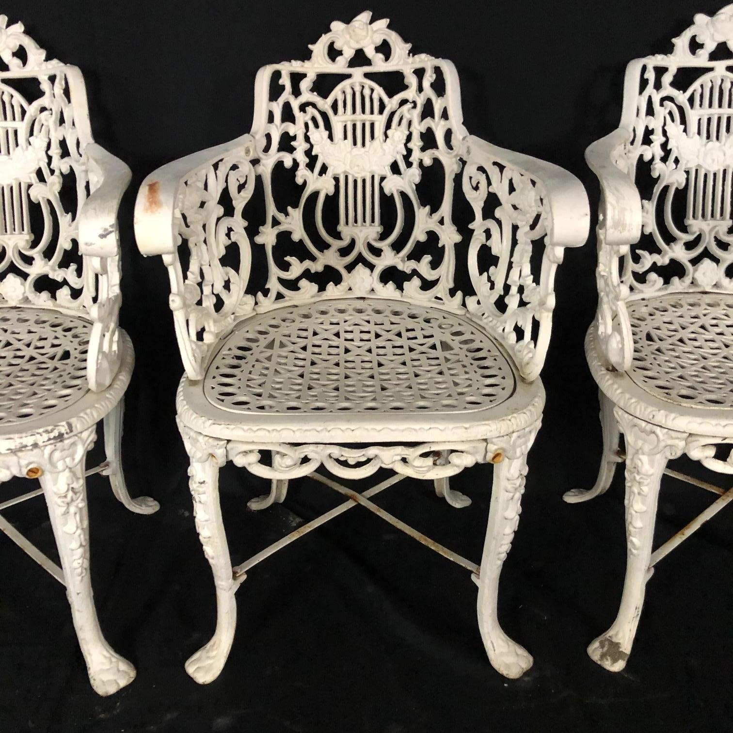 vintage cast iron patio furniture