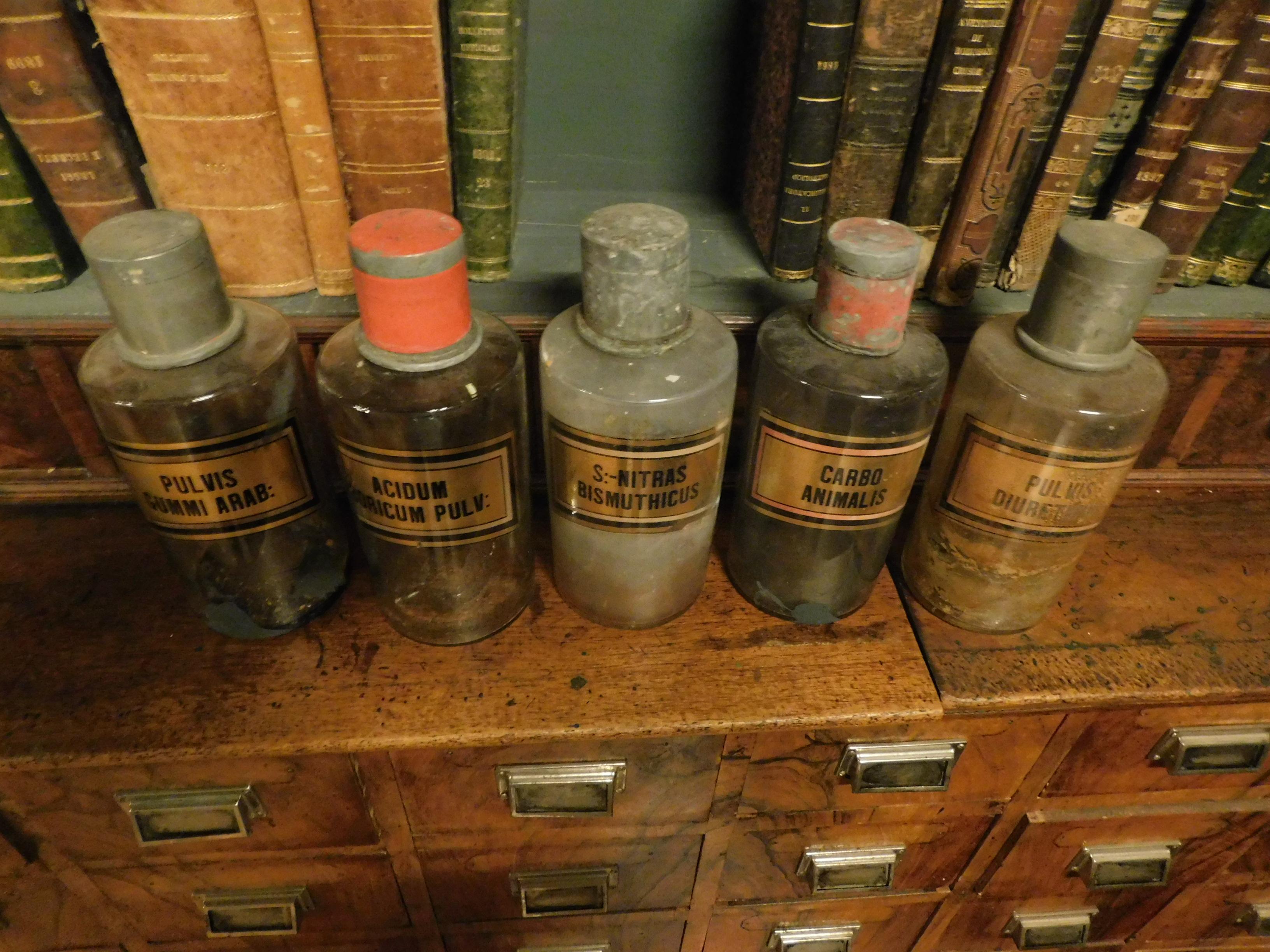 antique spice containers