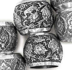 Vintage Set of 6 Napkin Holder